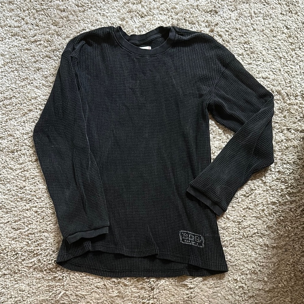 Black Long Sleeve Men's Shirt